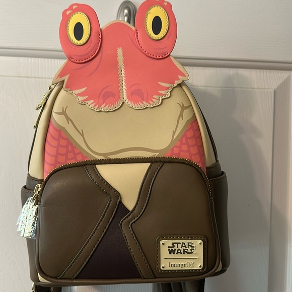 Star Wars Handbags - NWT Disney Loungefly Star Wars Jar Jar Binks Backpack, ‼️NEW!! Last chance! 🎒‼️